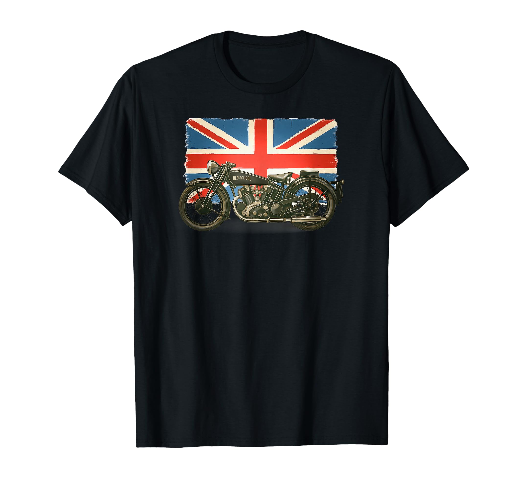 Old School British 1930 Motorcycle T-Shirt - Fun Novelty Design Men Women - T-Shirt, Sweatshirt, Hoodie