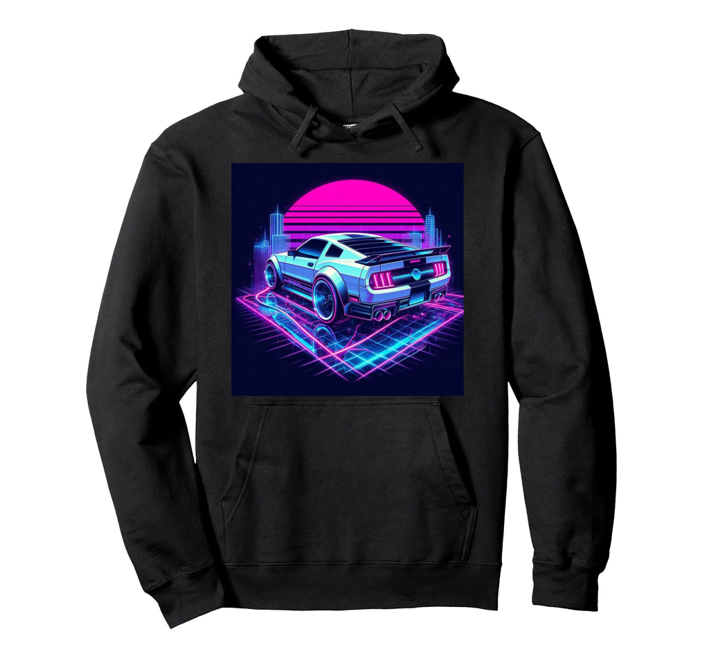 Synthwave Retrowave Outrun 80S Sports Hoodie - Aesthetic Graphic Men Women - T-Shirt, Sweatshirt, Hoodie