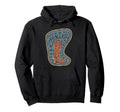 Rodeo Howdy Cowgirl Cowboy Boots Hoodie - Fun Novelty Design Men Women - T-Shirt, Sweatshirt, Hoodie