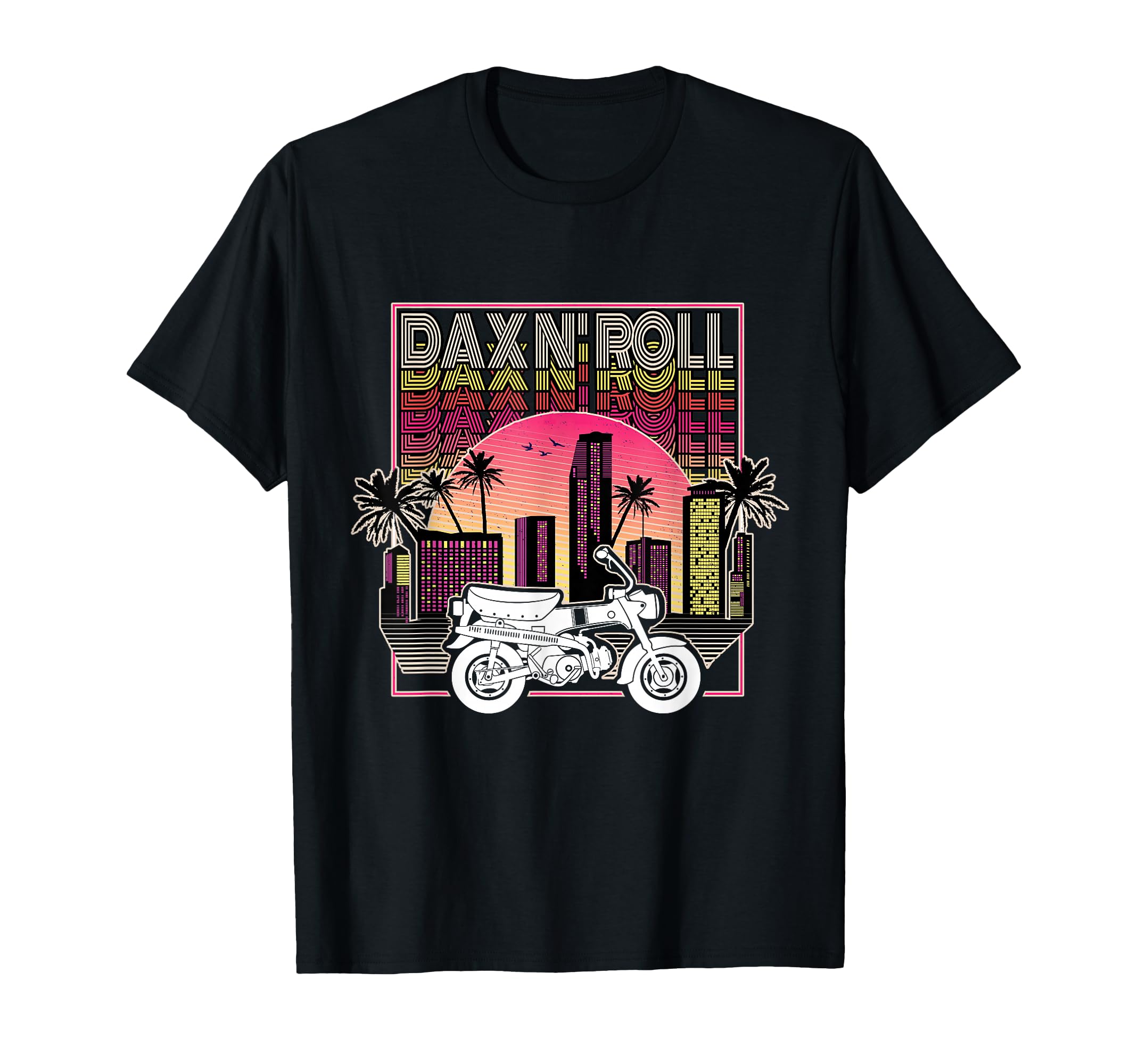 Dax Moped Motorcycle Japan T-Shirt - Trendy Graphic for Adults - T-Shirt, Sweatshirt, Hoodie