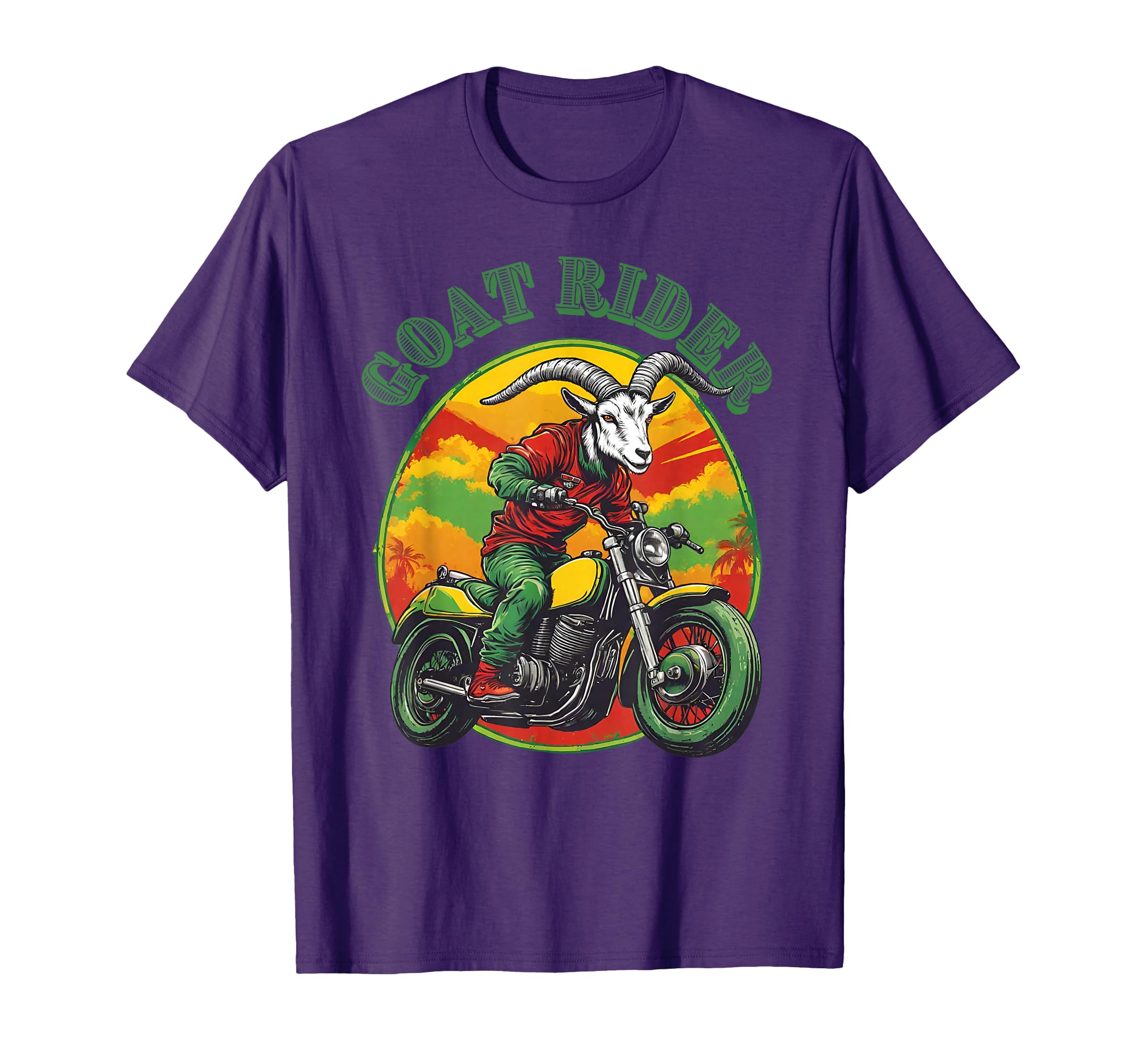 Goat Rider Motorcycle T-Shirt - Streetwear Style Men Women - T-Shirt, Sweatshirt, Hoodie