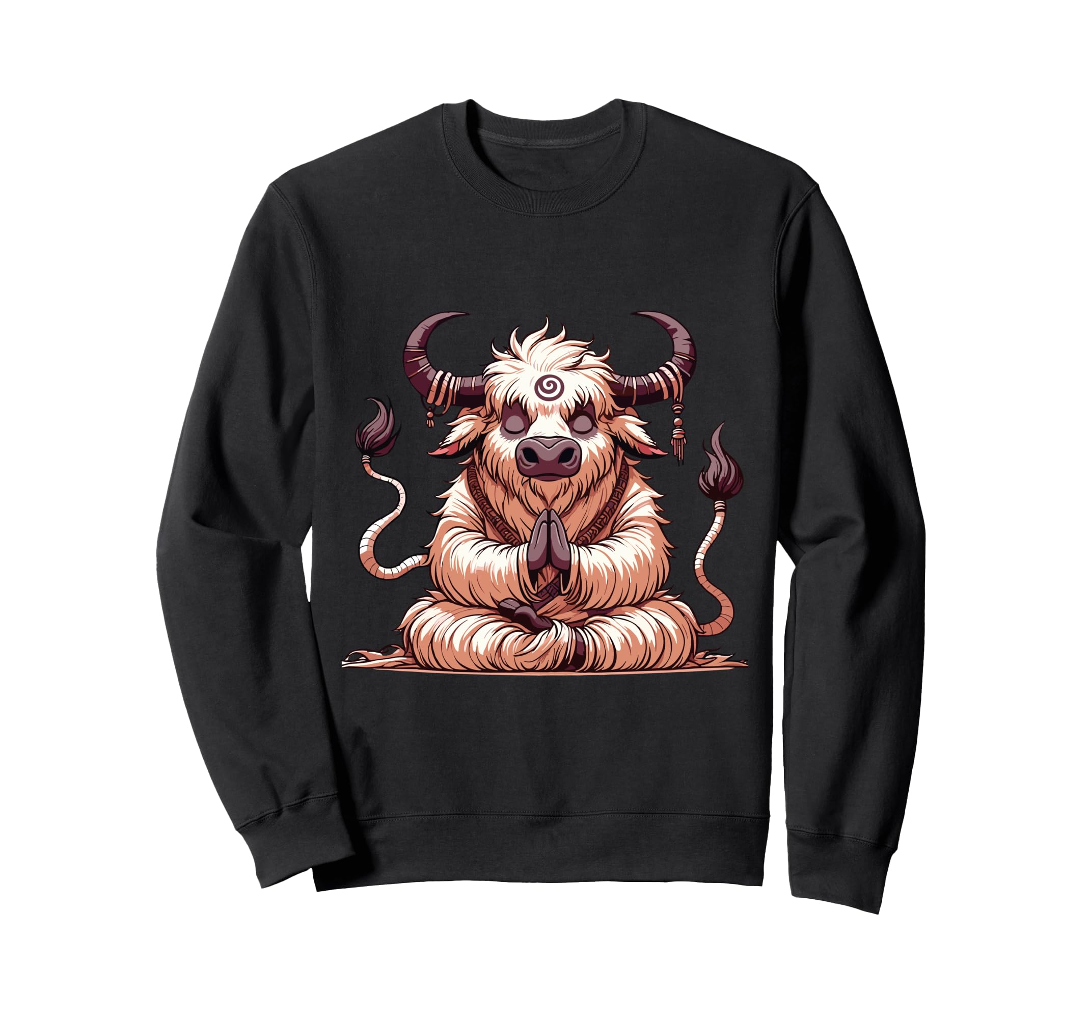 Meditation Yak Yoga Pose Relaxing Sweatshirt - Novelty Apparel for Adults - T-Shirt, Sweatshirt, Hoodie