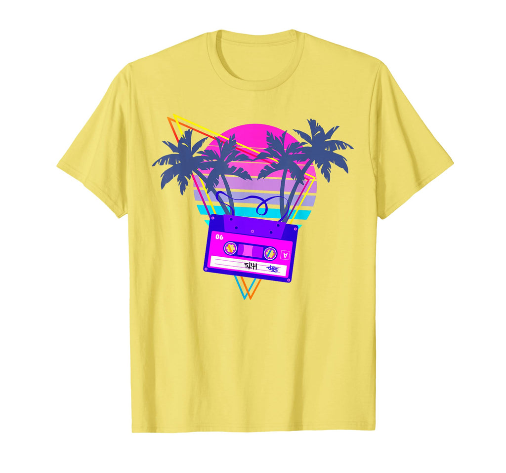 90S Vaporwave Sunset Cassette Tape T-Shirt - Graphic Print for Adults - T-Shirt, Sweatshirt, Hoodie