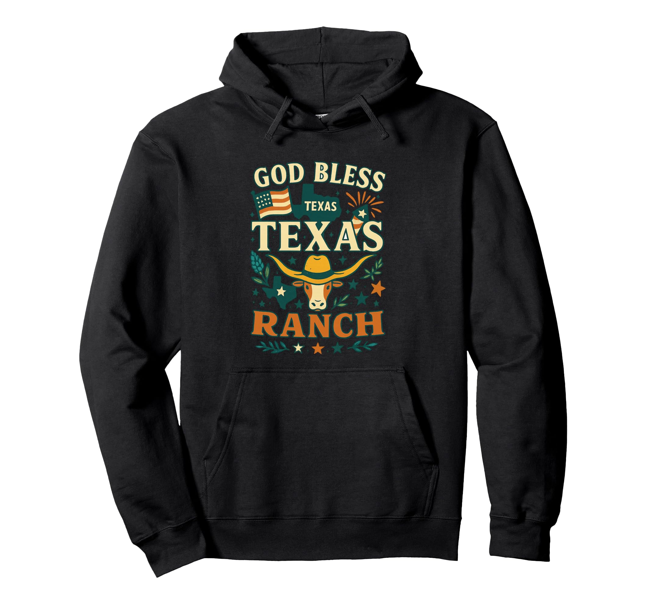 Texas Western Hoodie - Trendy Graphic for Adults - T-Shirt, Sweatshirt, Hoodie