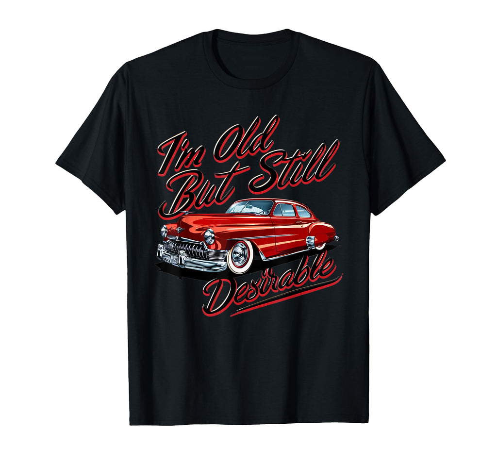 American Car Senior Merica Usa T-Shirt - Custom Art Print for Adults - T-Shirt, Sweatshirt, Hoodie