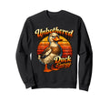 Unbothered Duck Energy Sarcastic Sweatshirt - Aesthetic Graphic Unisex - T-Shirt, Sweatshirt, Hoodie
