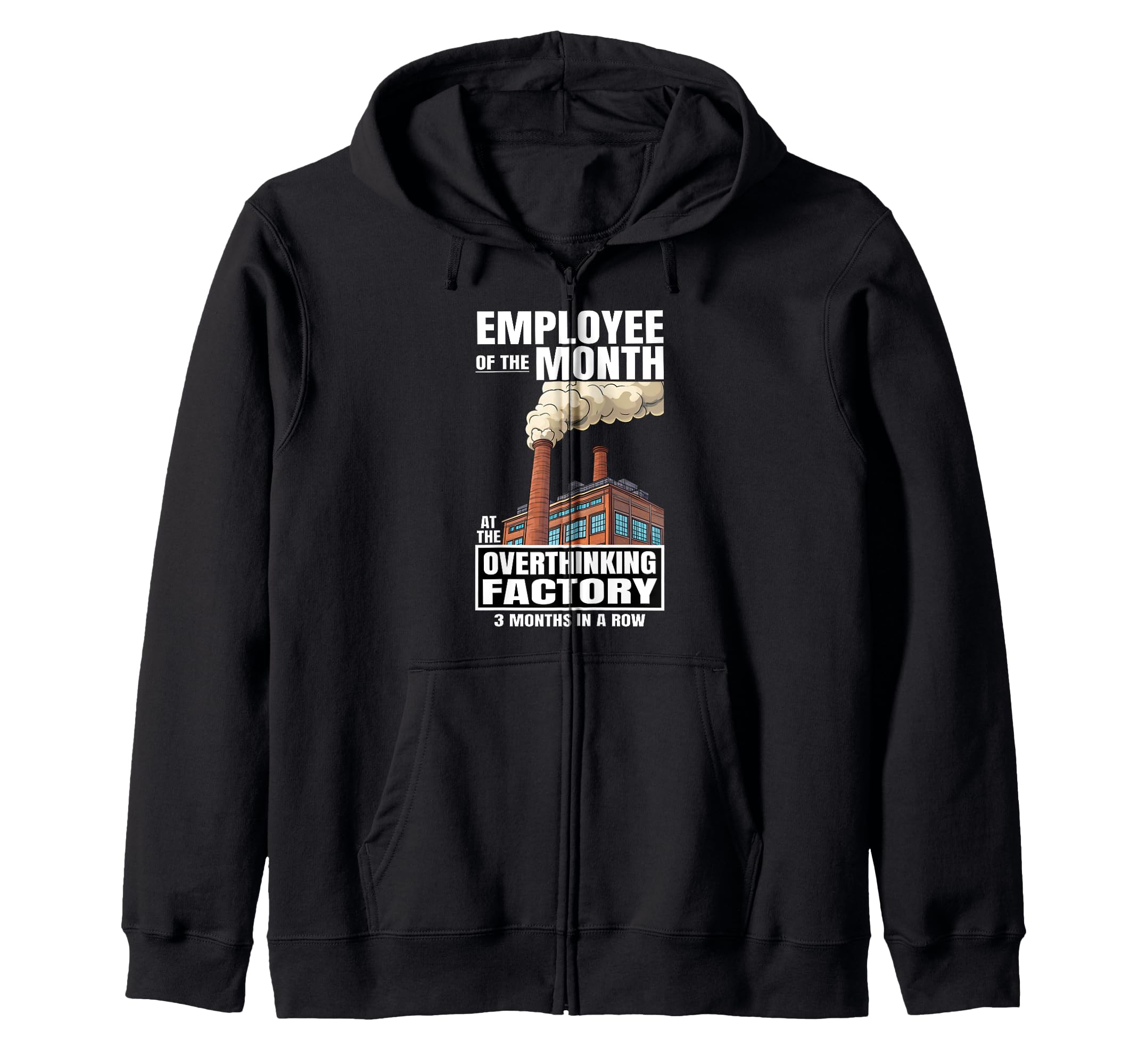 Overthinking Factory Overthinker T-Shirt - Fun Novelty Design Men Women - T-Shirt, Sweatshirt, Hoodie