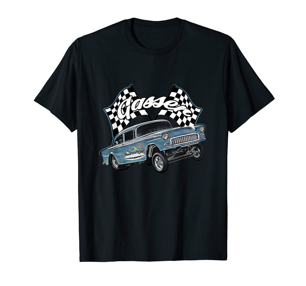 1955 Belair Gasser Dragster Dragrace T-Shirt - Custom Art Print for Adults - T-Shirt, Sweatshirt, Hoodie