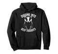 Badger Overthinkers And Deep Thinkers Hoodie - Minimalist Print for Adults - T-Shirt, Sweatshirt, Hoodie