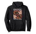 Enjoy Little Things Positive Affirmation Hoodie - Graphic Print Unisex - T-Shirt, Sweatshirt, Hoodie
