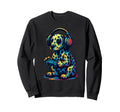 Dalmatian Gamer Gaming Dog Sweatshirt - Casual Everyday Wear Men Women - T-Shirt, Sweatshirt, Hoodie