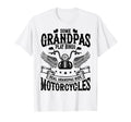 Biker Grandpa Funny Motorcycle Rider T-Shirt - Unique Graphic Men Women - T-Shirt, Sweatshirt, Hoodie