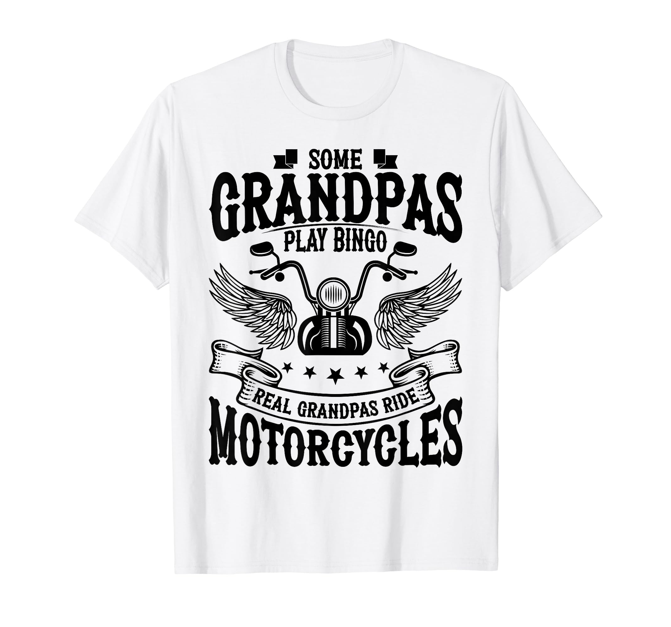 Biker Grandpa Funny Motorcycle Rider T-Shirt - Unique Graphic Men Women - T-Shirt, Sweatshirt, Hoodie