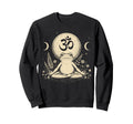 Meditating Frog Om Symbol Sweatshirt - Fun Novelty Design for Adults - T-Shirt, Sweatshirt, Hoodie