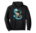 Meditation Seahorse Yoga Pose Relaxing Hoodie - Fun Novelty Design Unisex - T-Shirt, Sweatshirt, Hoodie