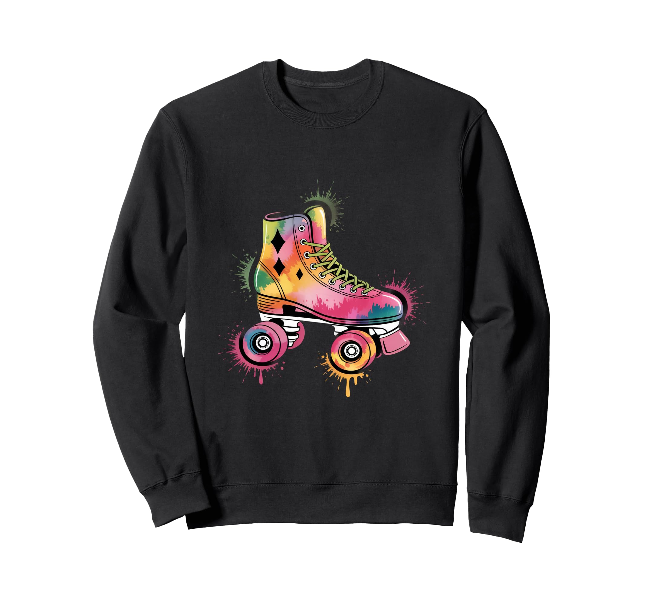 Graffiti Roller Skater Shoes Sweatshirt - Custom Art Print for Adults - T-Shirt, Sweatshirt, Hoodie