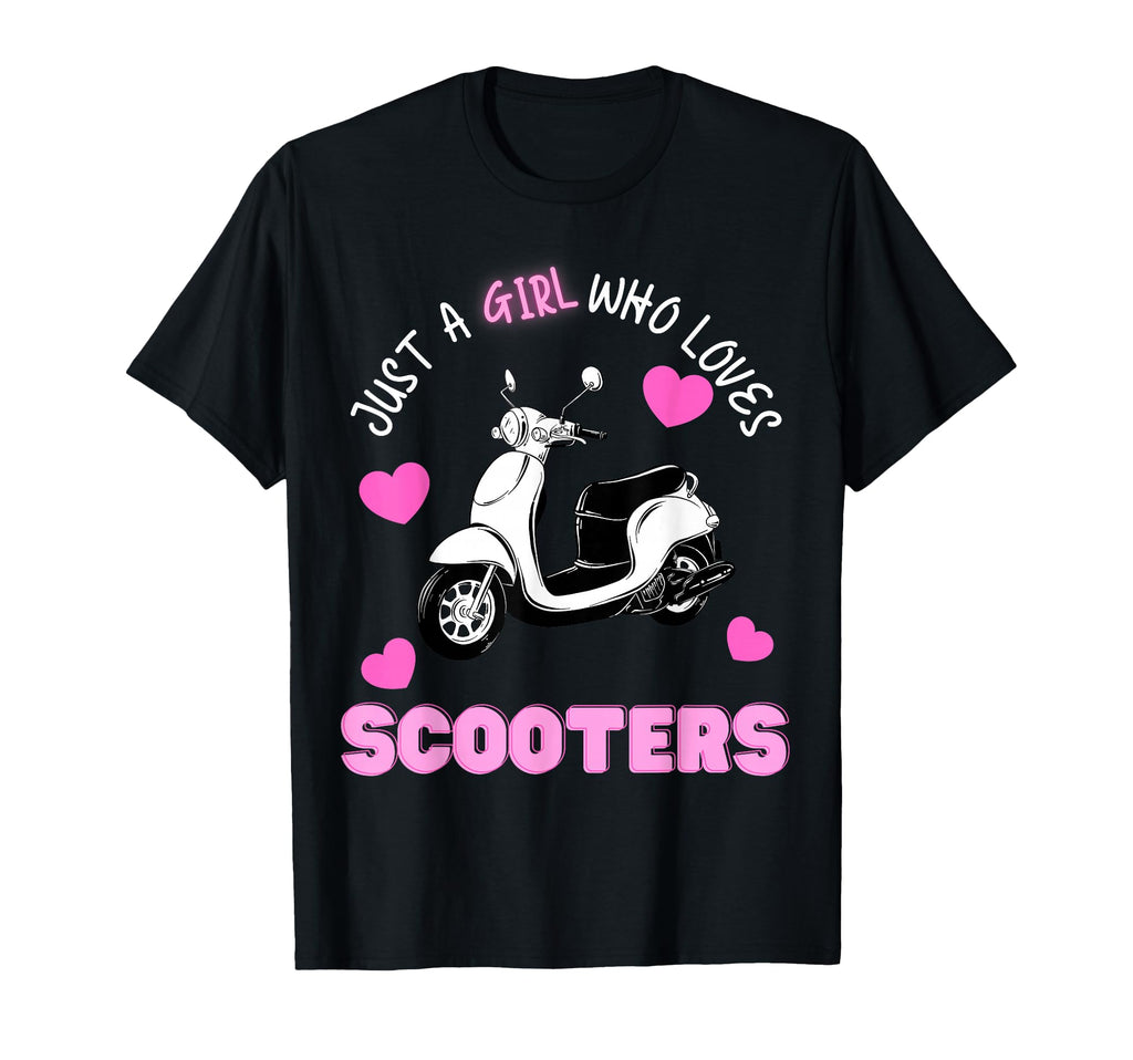 Just Who Loves Scooters Moped T-Shirt - Novelty Apparel for Adults - T-Shirt, Sweatshirt, Hoodie