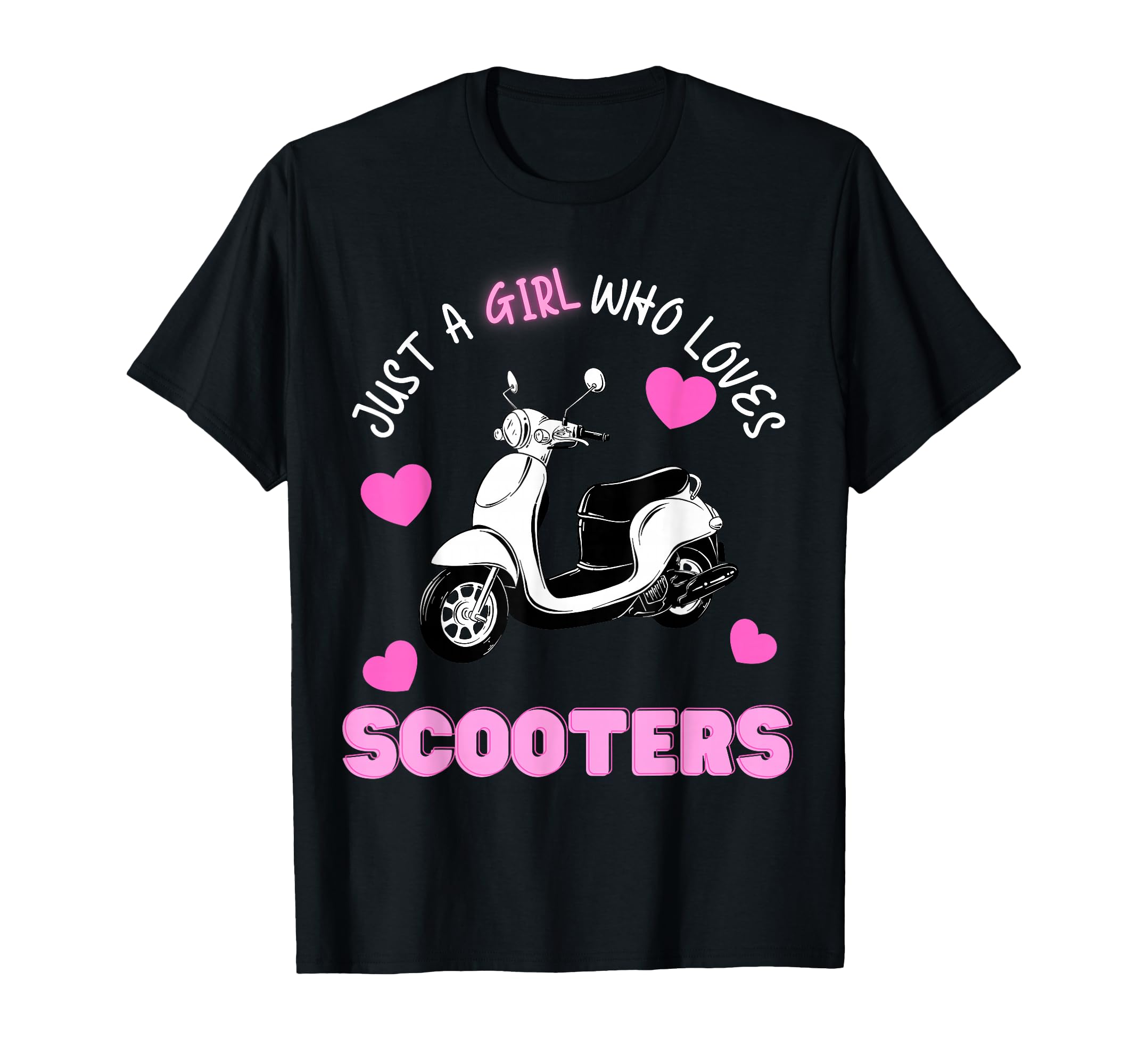 Just Who Loves Scooters Moped T-Shirt - Novelty Apparel for Adults - T-Shirt, Sweatshirt, Hoodie