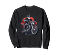 Tattooed Grandpa Who Rides Sweatshirt - Graphic Print for Adults - T-Shirt, Sweatshirt, Hoodie