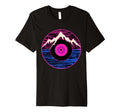 Mountain Vinyl Record Vaporwave Music T-Shirt - Custom Art Print Men Women - T-Shirt, Sweatshirt, Hoodie