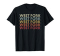 West Fork Arkansas West Fork Ar Text T-Shirt - Trendy Graphic for Adults - T-Shirt, Sweatshirt, Hoodie
