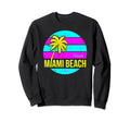 Miami Beach Florida Vaperwave Sweatshirt - Casual Everyday Wear for Adults - T-Shirt, Sweatshirt, Hoodie