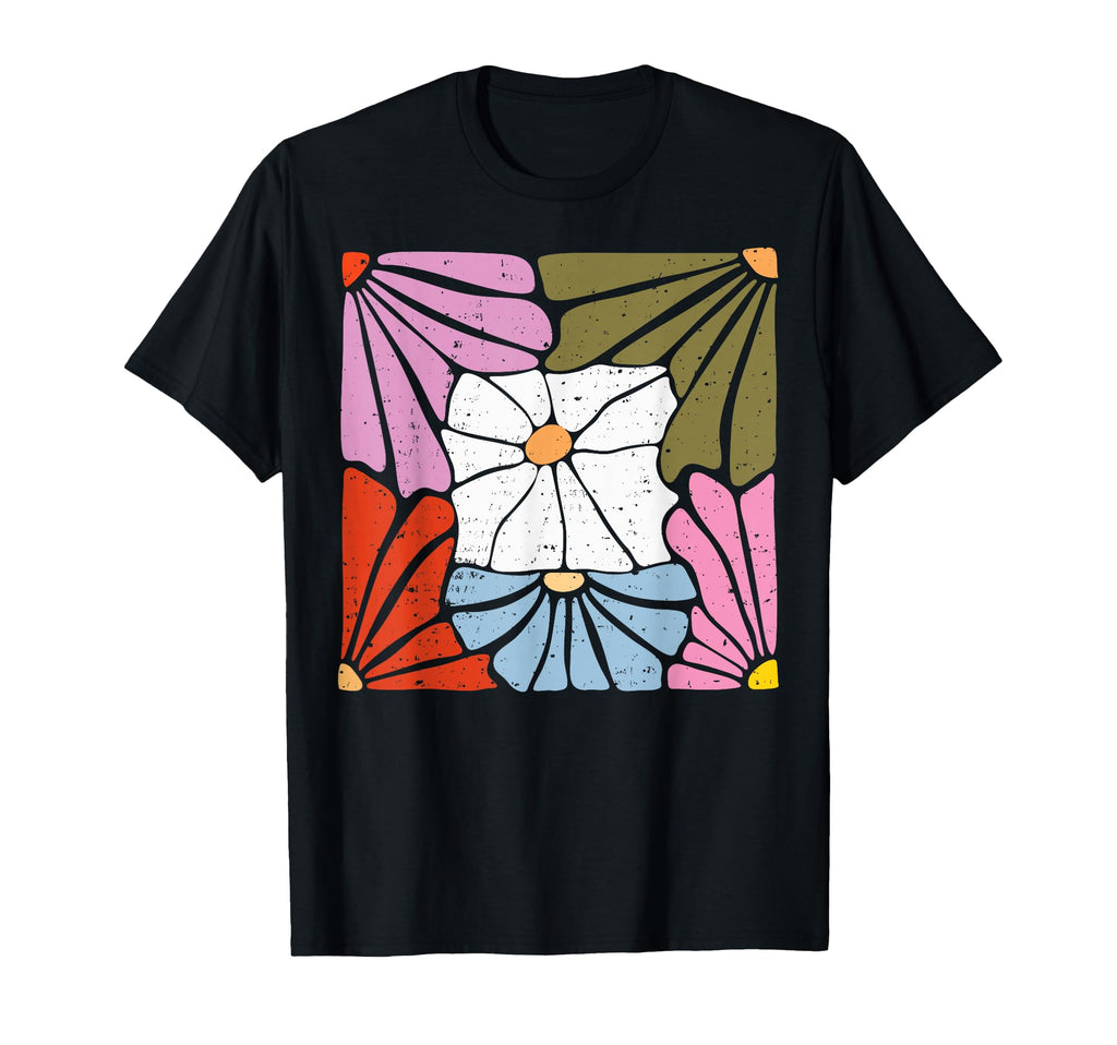 Daisies Flowers Minimalist Floral T-Shirt - Graphic Print Unisex - T-Shirt, Sweatshirt, Hoodie