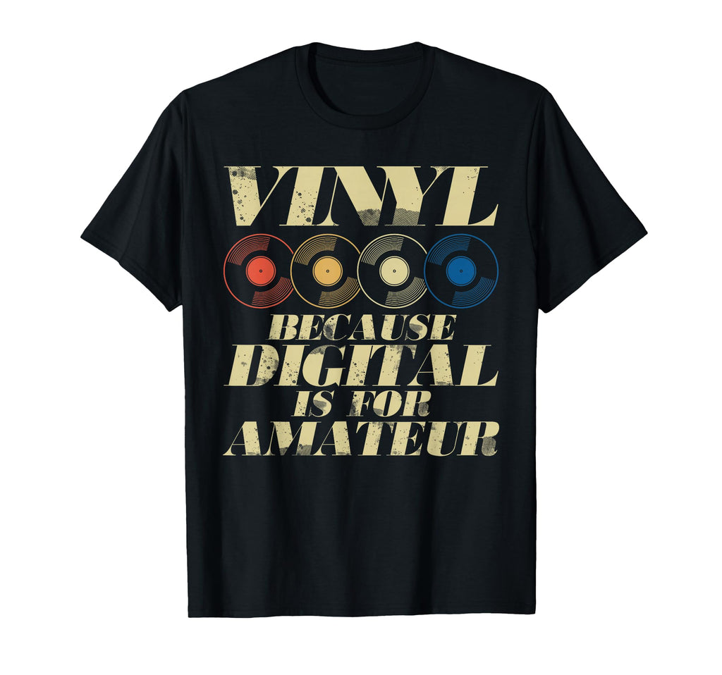Vinyl Collecting Record Player T-Shirt - Trendy Graphic for Adults - T-Shirt, Sweatshirt, Hoodie