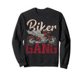 Motorcycle Biker Biker Gang Sweatshirt - Streetwear Style for Adults - T-Shirt, Sweatshirt, Hoodie