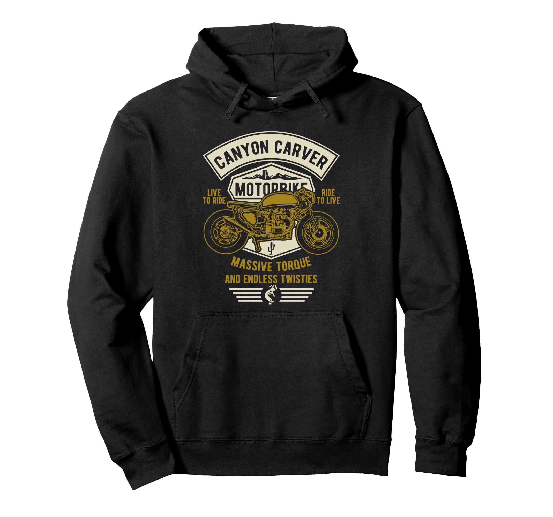 Canyon Carver Motorcycle Hoodie - Trendy Graphic for Adults - T-Shirt, Sweatshirt, Hoodie