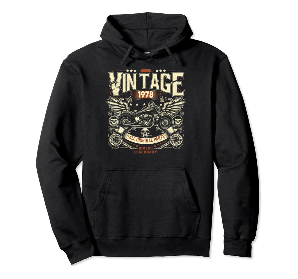 1978 Born 1978 46Th Birthday Hoodie - Custom Art Print for Adults - T-Shirt, Sweatshirt, Hoodie