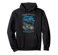 Cafe Racer Motorcycle Distressed Hoodie - Graphic Print Men Women - T-Shirt, Sweatshirt, Hoodie