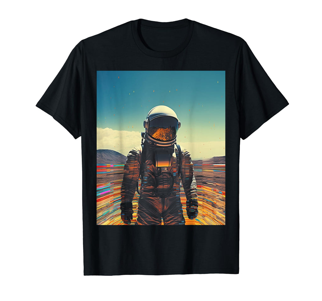 Synthwave Astronaut Cyberpunk 80S Sci Fi 55 T-Shirt - Trendy Graphic Unisex - T-Shirt, Sweatshirt, Hoodie