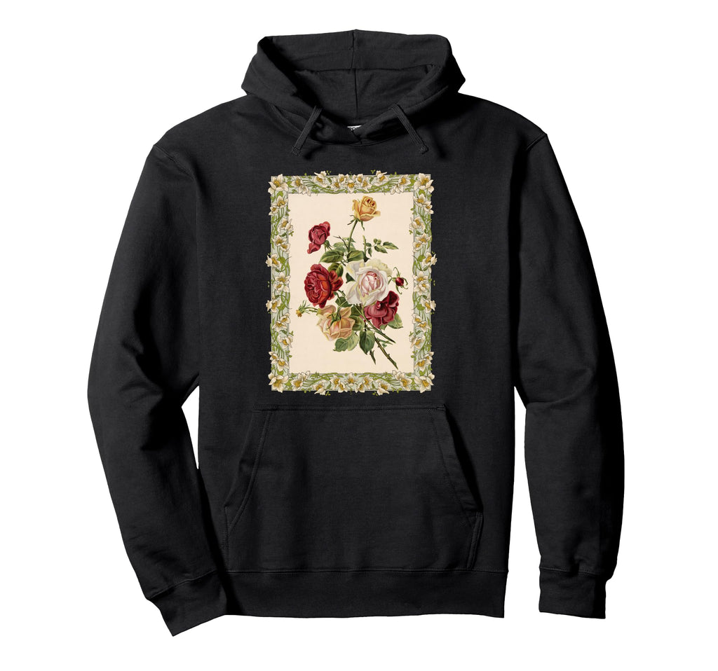 Framed Flowers Hoodie - Minimalist Print Unisex - T-Shirt, Sweatshirt, Hoodie