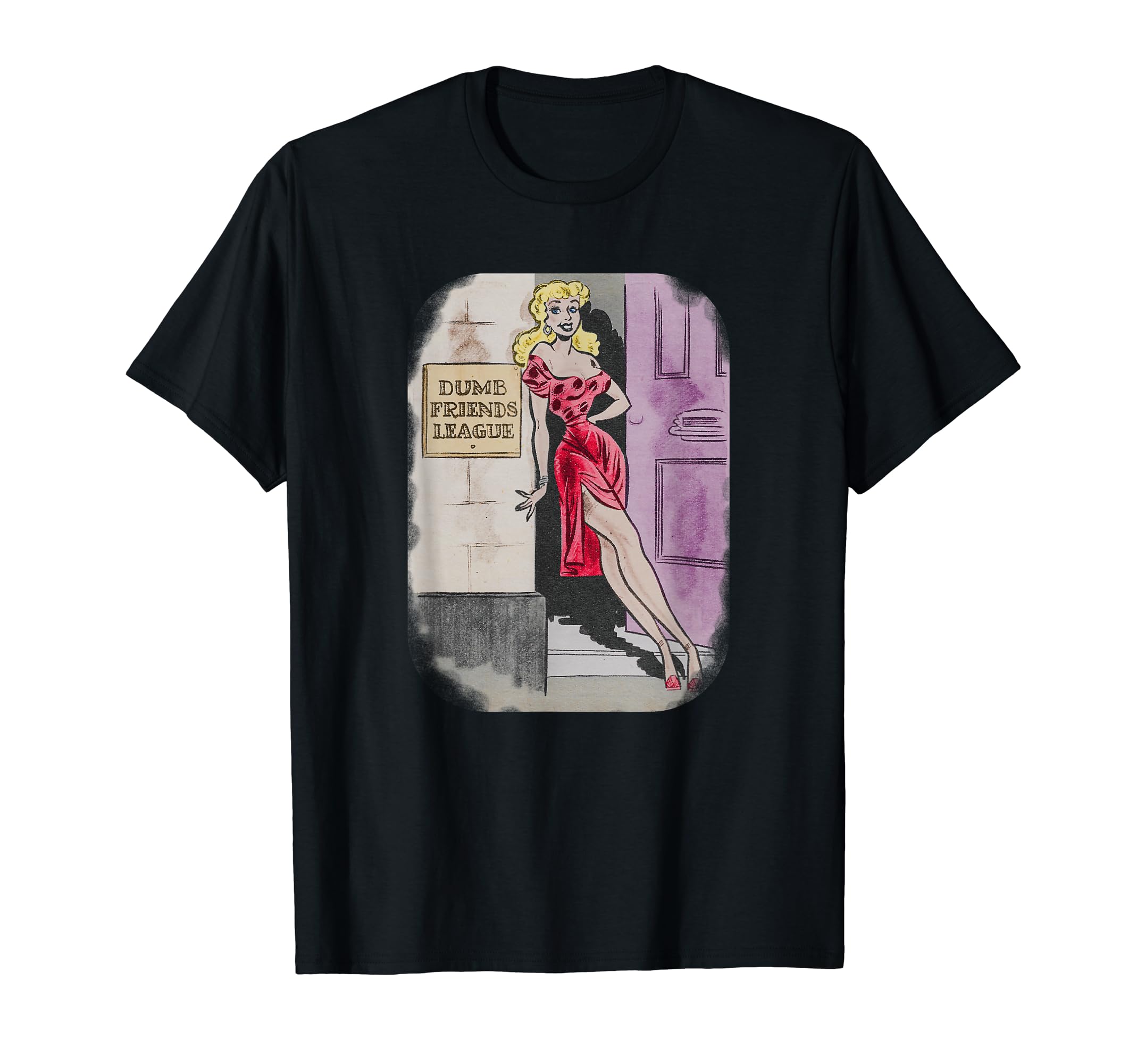 1950S Funny Comic Pin Up Gift T-Shirt - Minimalist Print Men Women - T-Shirt, Sweatshirt, Hoodie