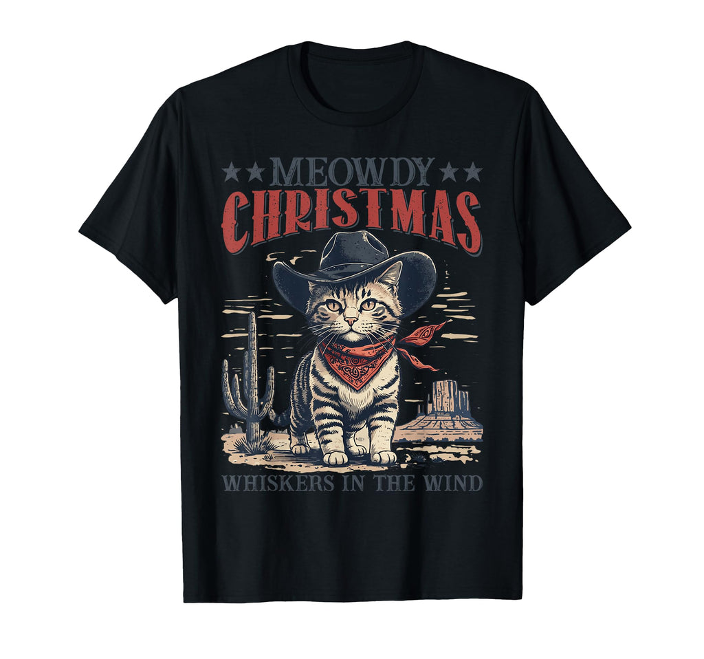 Meowdy Partner Cowboy Cat Cowboy T-Shirt - Fun Novelty Design Men Women - T-Shirt, Sweatshirt, Hoodie