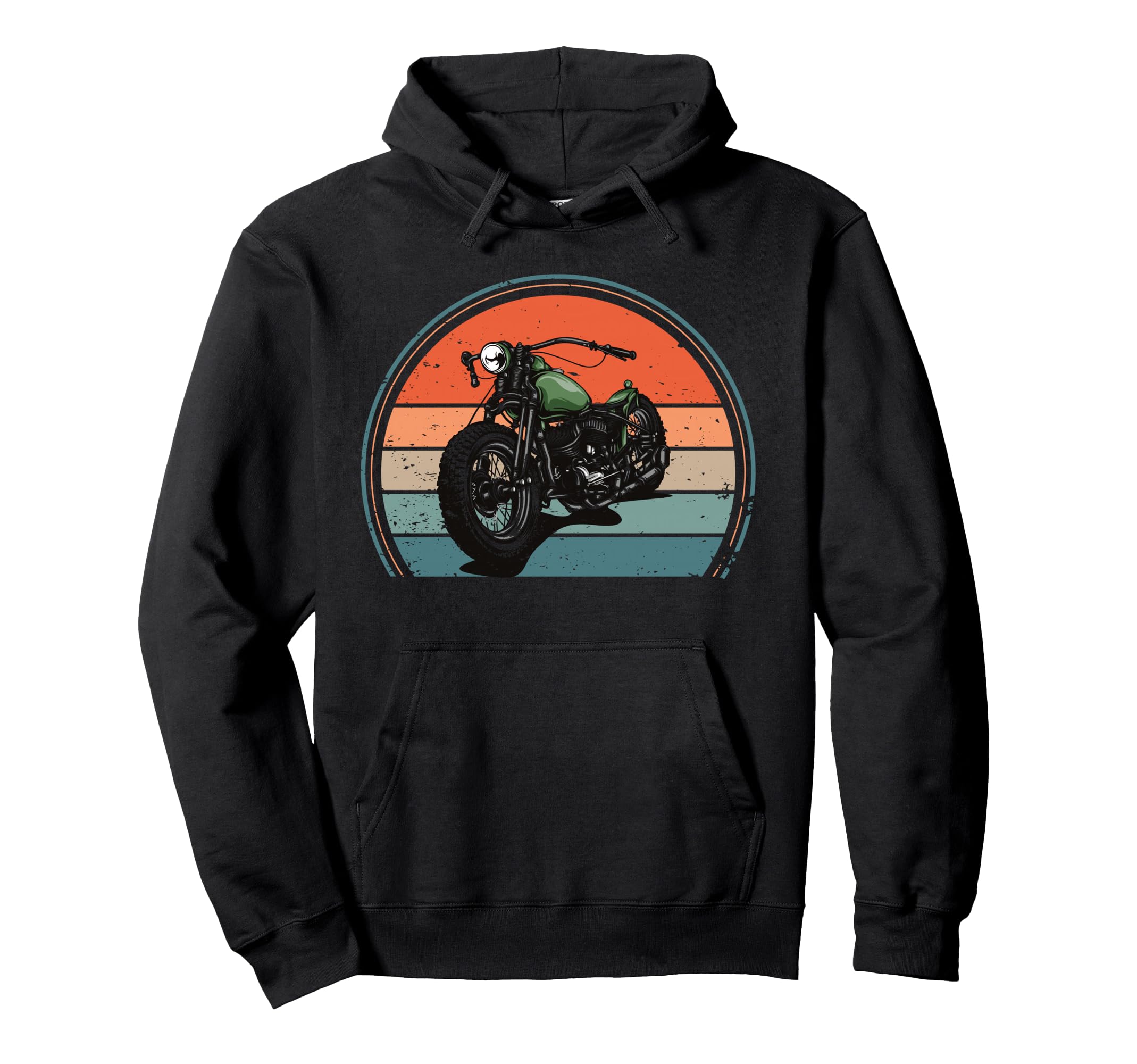 Motorcycling Biker Sunset Motorcycle Ride Hoodie - Graphic Print Unisex - T-Shirt, Sweatshirt, Hoodie