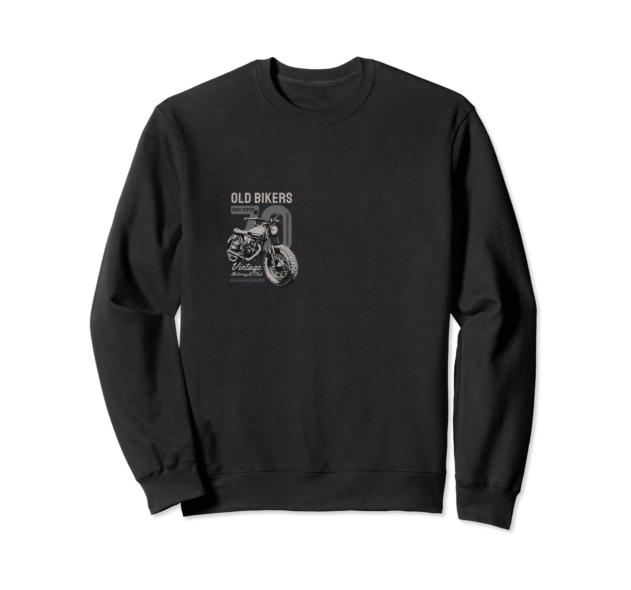 Old Bikers Motorcycle Club Sweatshirt - Custom Art Print Men Women - T-Shirt, Sweatshirt, Hoodie