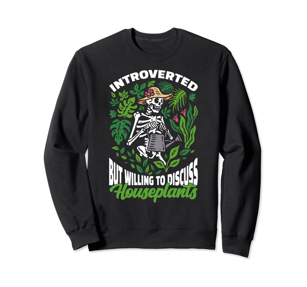 Introverted But Willing To Sweatshirt - Minimalist Print for Adults - T-Shirt, Sweatshirt, Hoodie