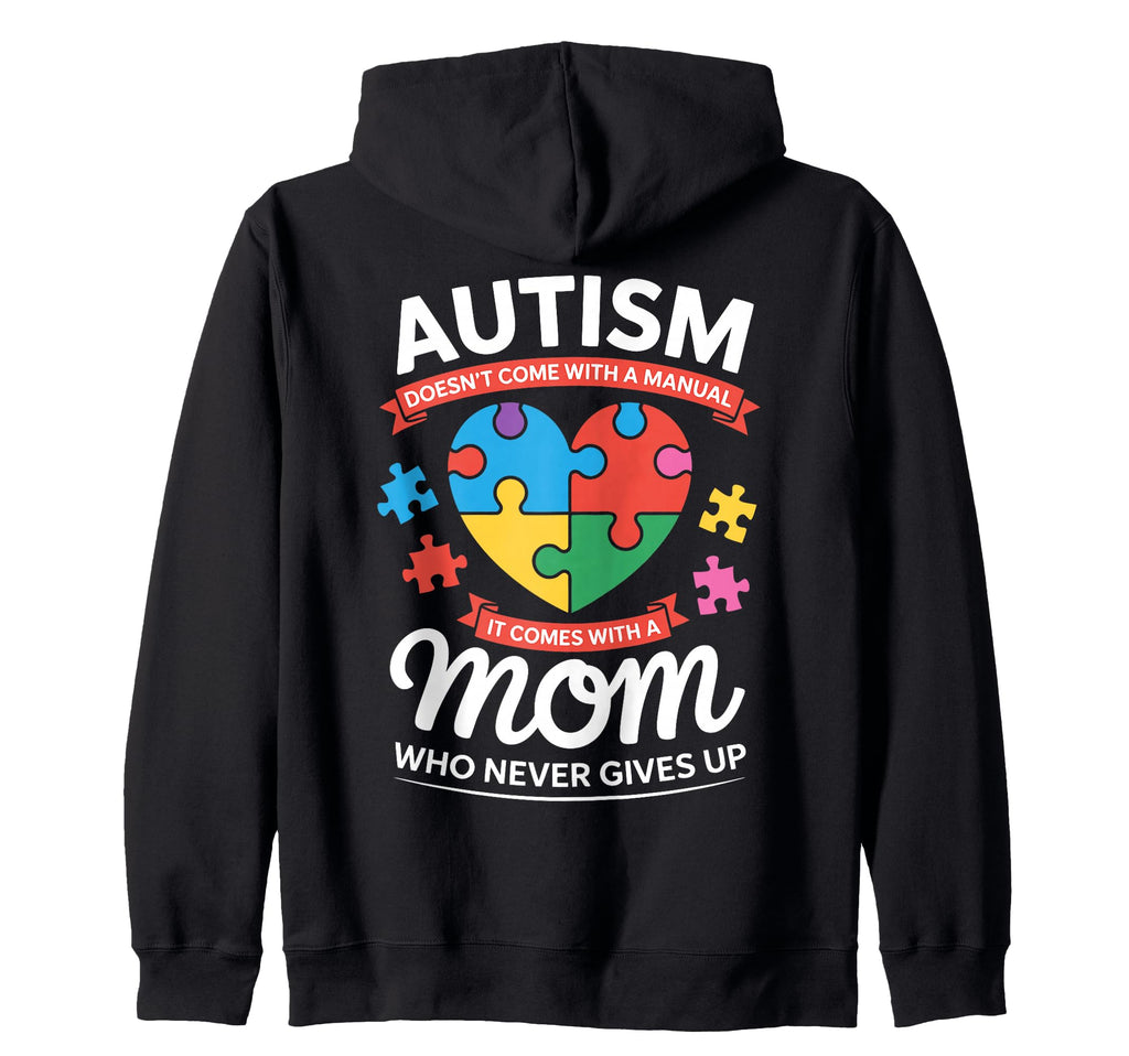 Autism Mom Autism Dad Family Pride Sweatshirt - Minimalist Print Men Women - T-Shirt, Sweatshirt, Hoodie