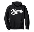 Nurse Script Bold Healthcare Typography Hoodie - Unique Graphic for Adults - T-Shirt, Sweatshirt, Hoodie