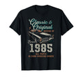Born 1985 Car 41St Birthday T-Shirt - Minimalist Print Men Women - T-Shirt, Sweatshirt, Hoodie
