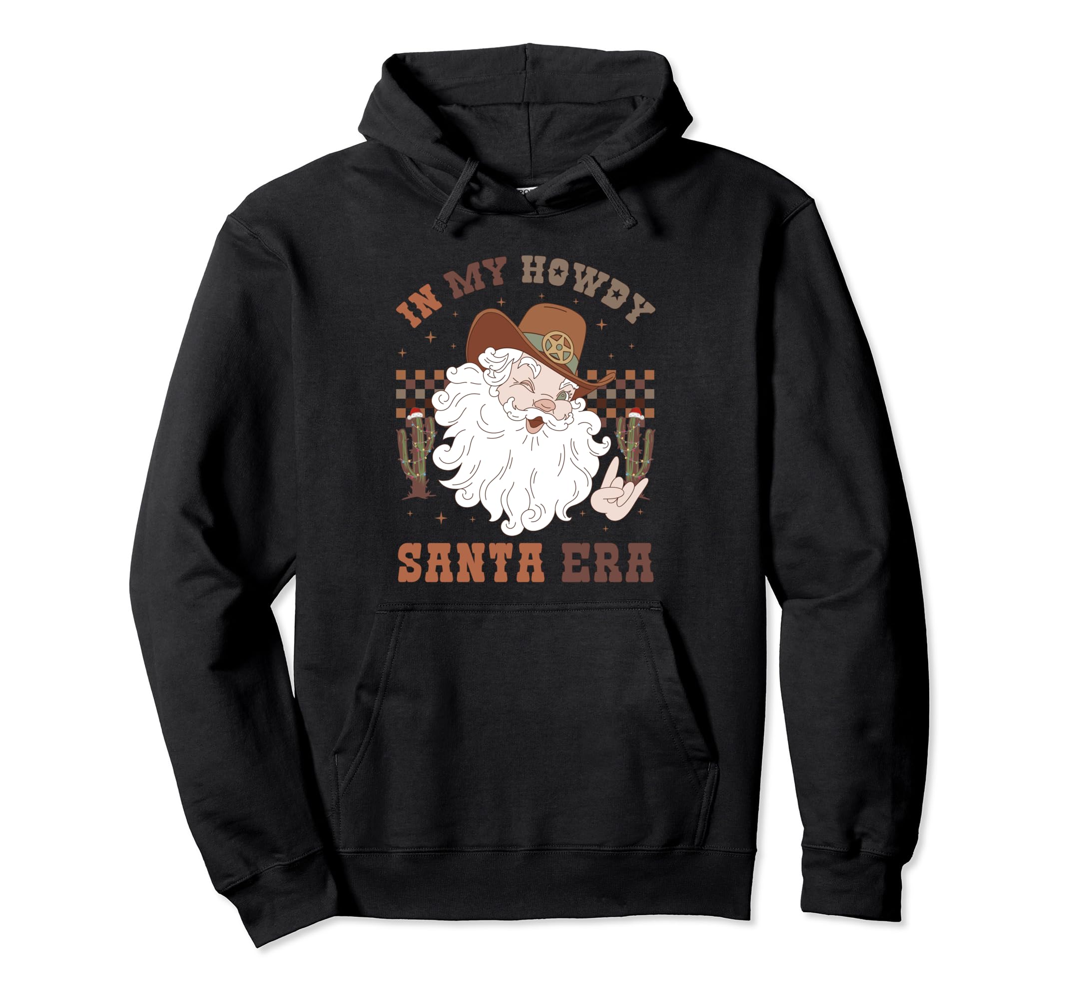My Howdy Santa Era Tree Western Cowboy Hoodie - Unique Graphic Unisex - T-Shirt, Sweatshirt, Hoodie
