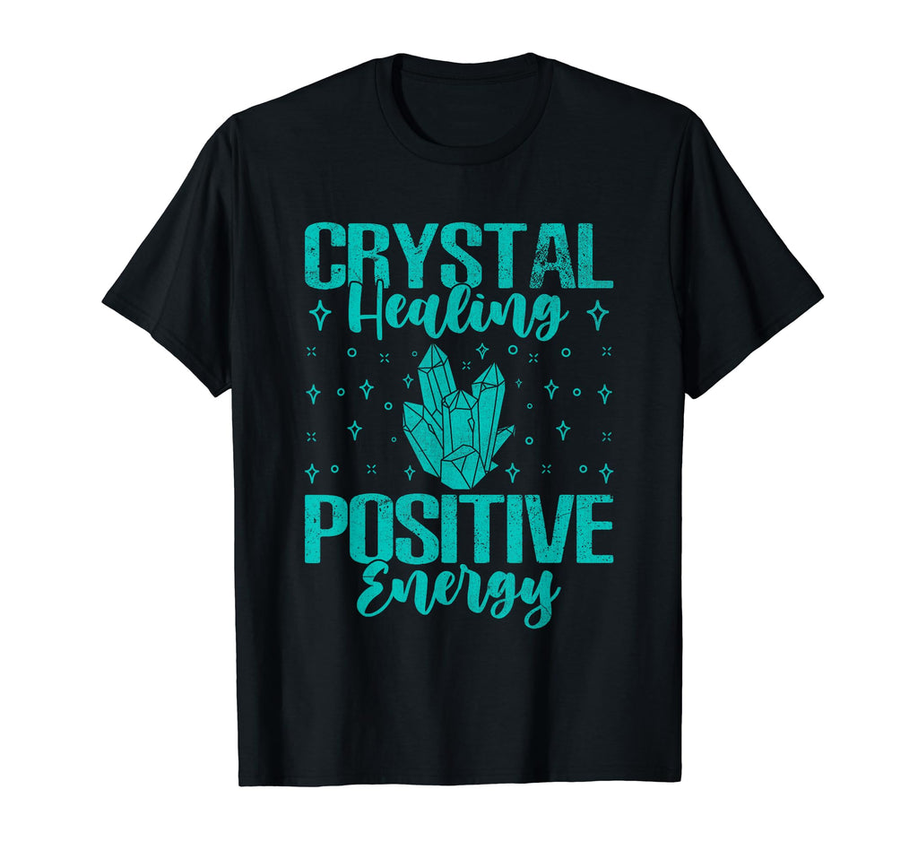 Spiritual Crystal Stones Healing T-Shirt - Minimalist Print for Adults - T-Shirt, Sweatshirt, Hoodie
