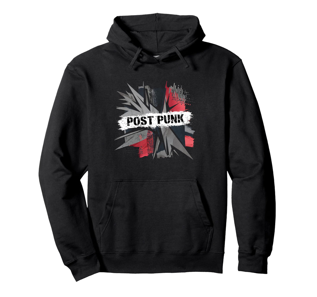 Bold Abstract Post Punk Music Art Hoodie - Casual Everyday Wear for Adults - T-Shirt, Sweatshirt, Hoodie