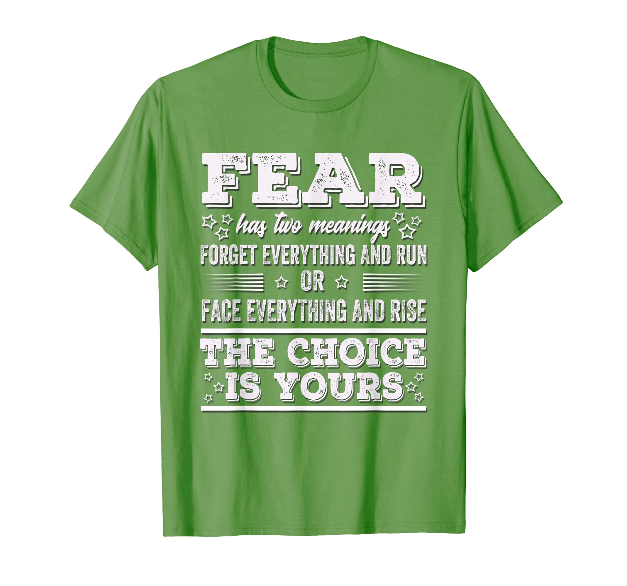 Faith Over Fear And Mental Health T-Shirt - Graphic Print Men Women - T-Shirt, Sweatshirt, Hoodie