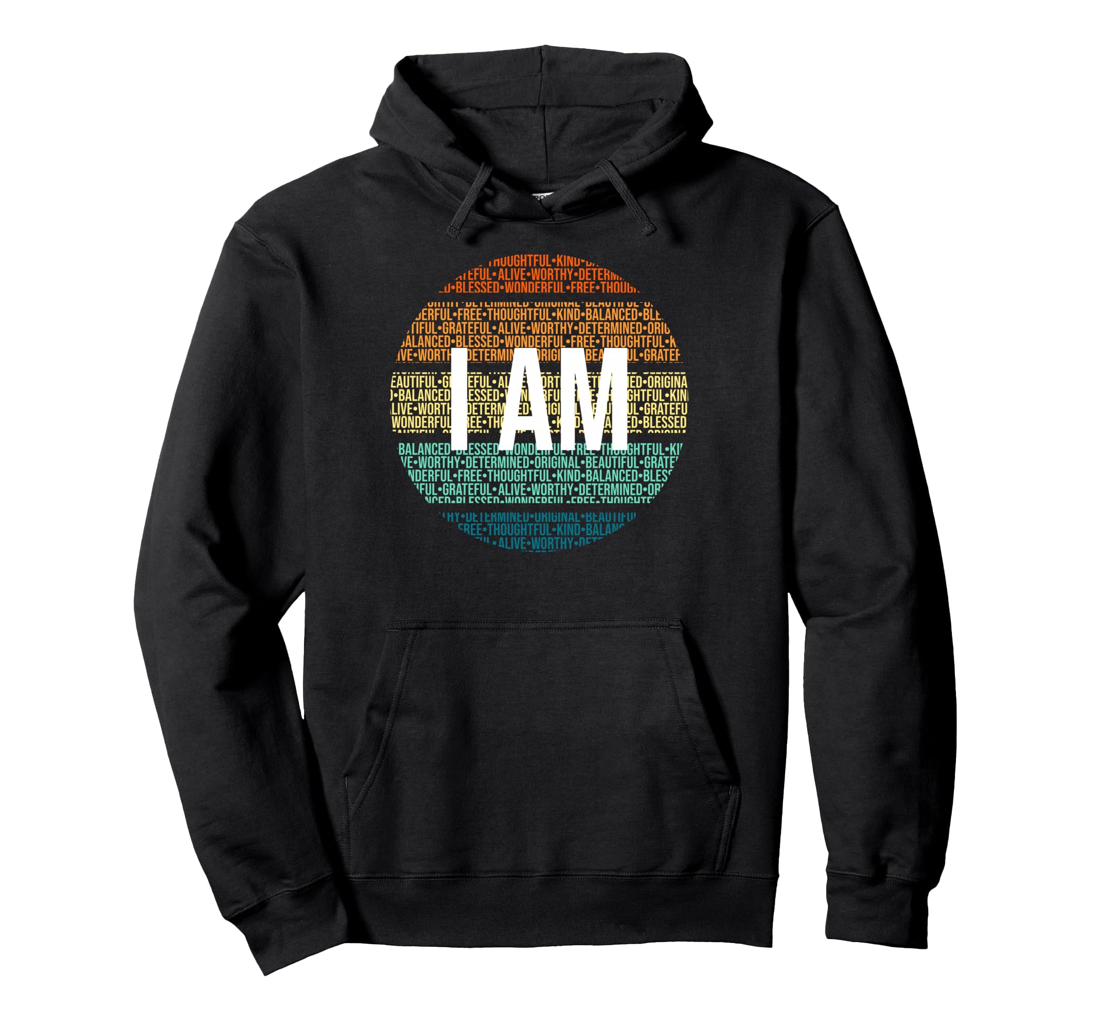 Positive Affirmations Mental Health Hoodie - Trendy Graphic Men Women - T-Shirt, Sweatshirt, Hoodie