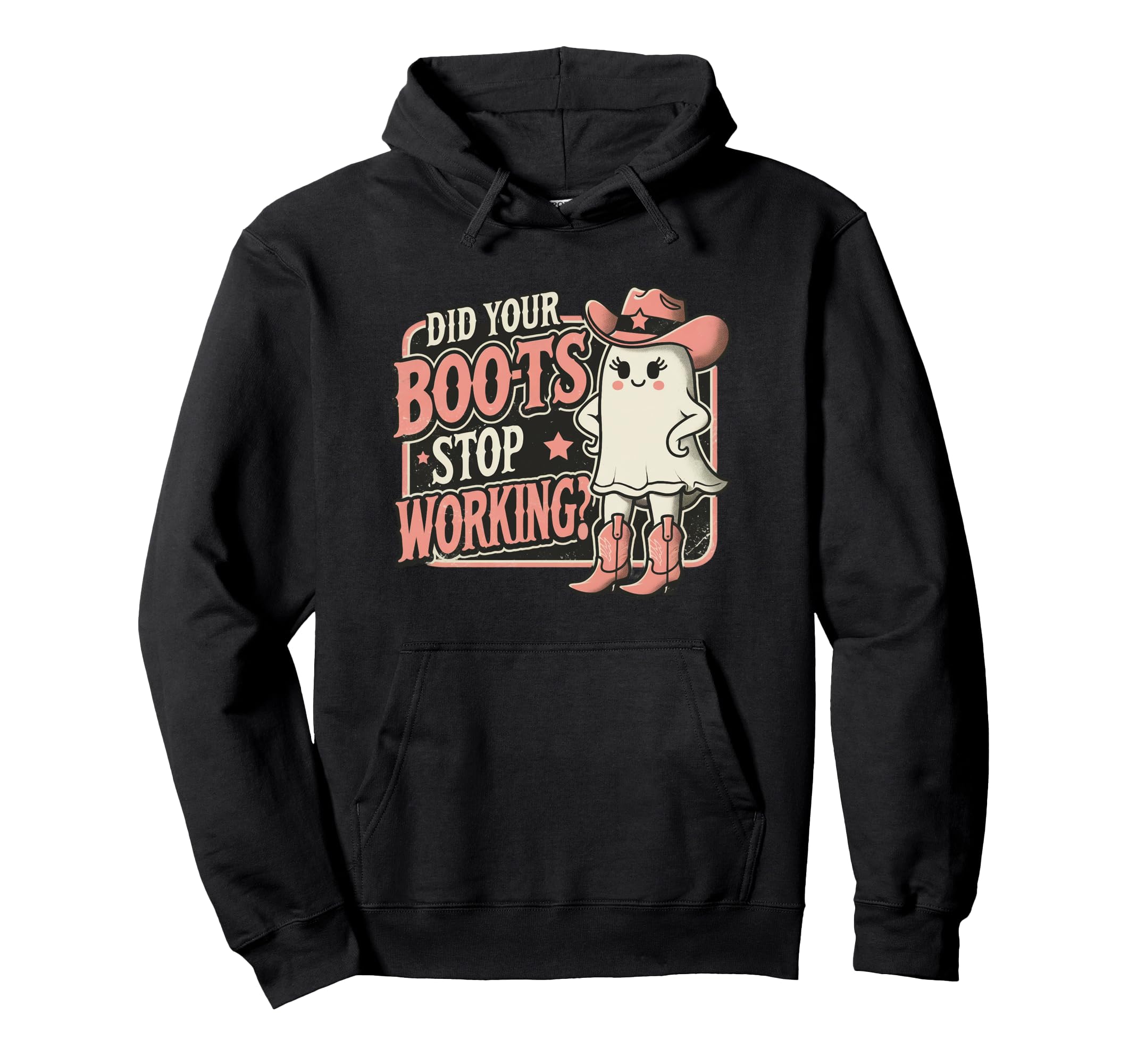 Funny Cowboy Ghost Country Hoodie - Casual Everyday Wear for Adults - T-Shirt, Sweatshirt, Hoodie