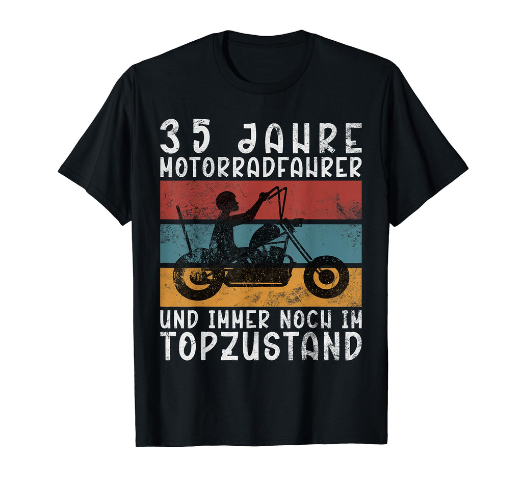 35 Years Biker 1989 Motorcycle T-Shirt - Unique Graphic Men Women - T-Shirt, Sweatshirt, Hoodie