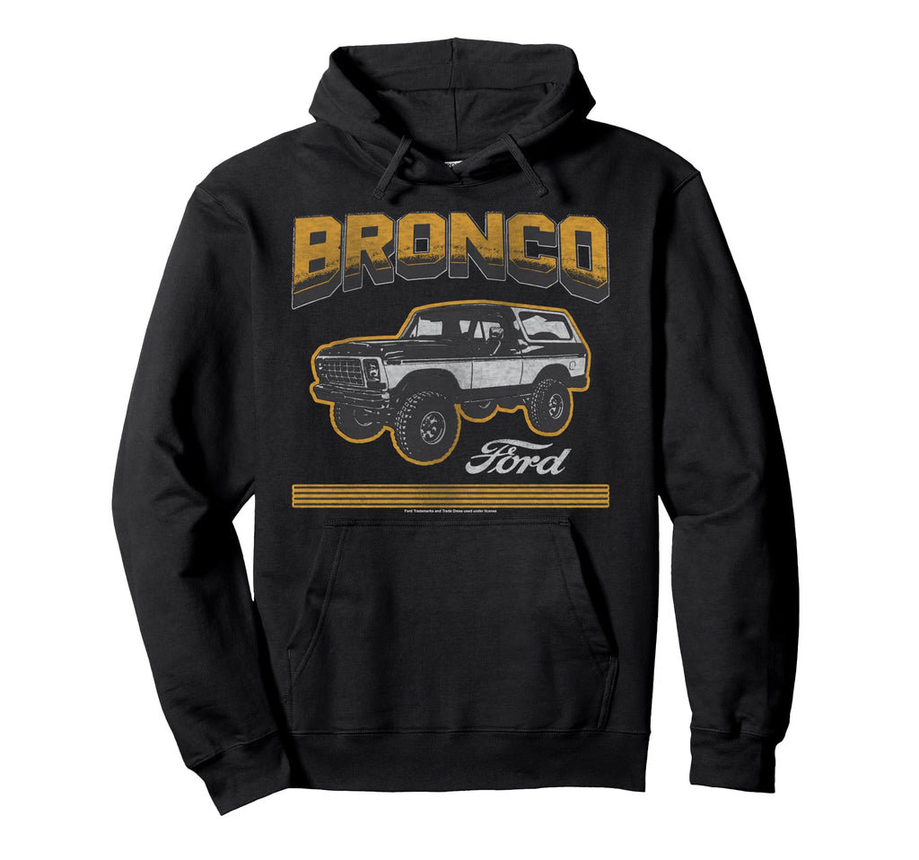 Ford Bronco Suv Logo Hoodie - Casual Everyday Wear Unisex - T-Shirt, Sweatshirt, Hoodie